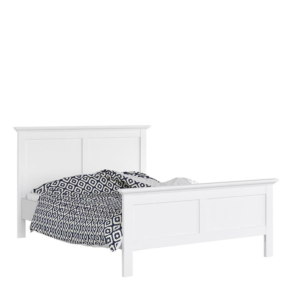 Parisian Chic Double Bed (140 x 200) in White